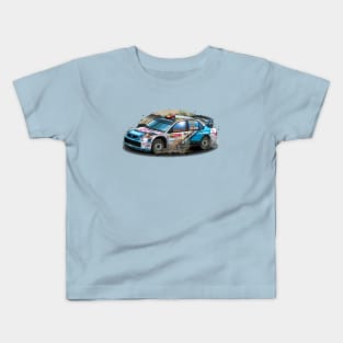 Mitsubishi Lancer WRC - Portugal Armindo Araújo Kids T-Shirt